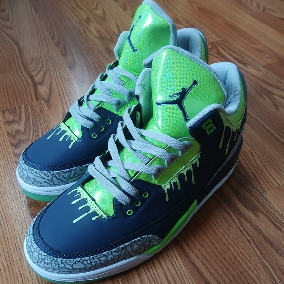 Fit Sneakers Neon Green Mesh And Black Leather